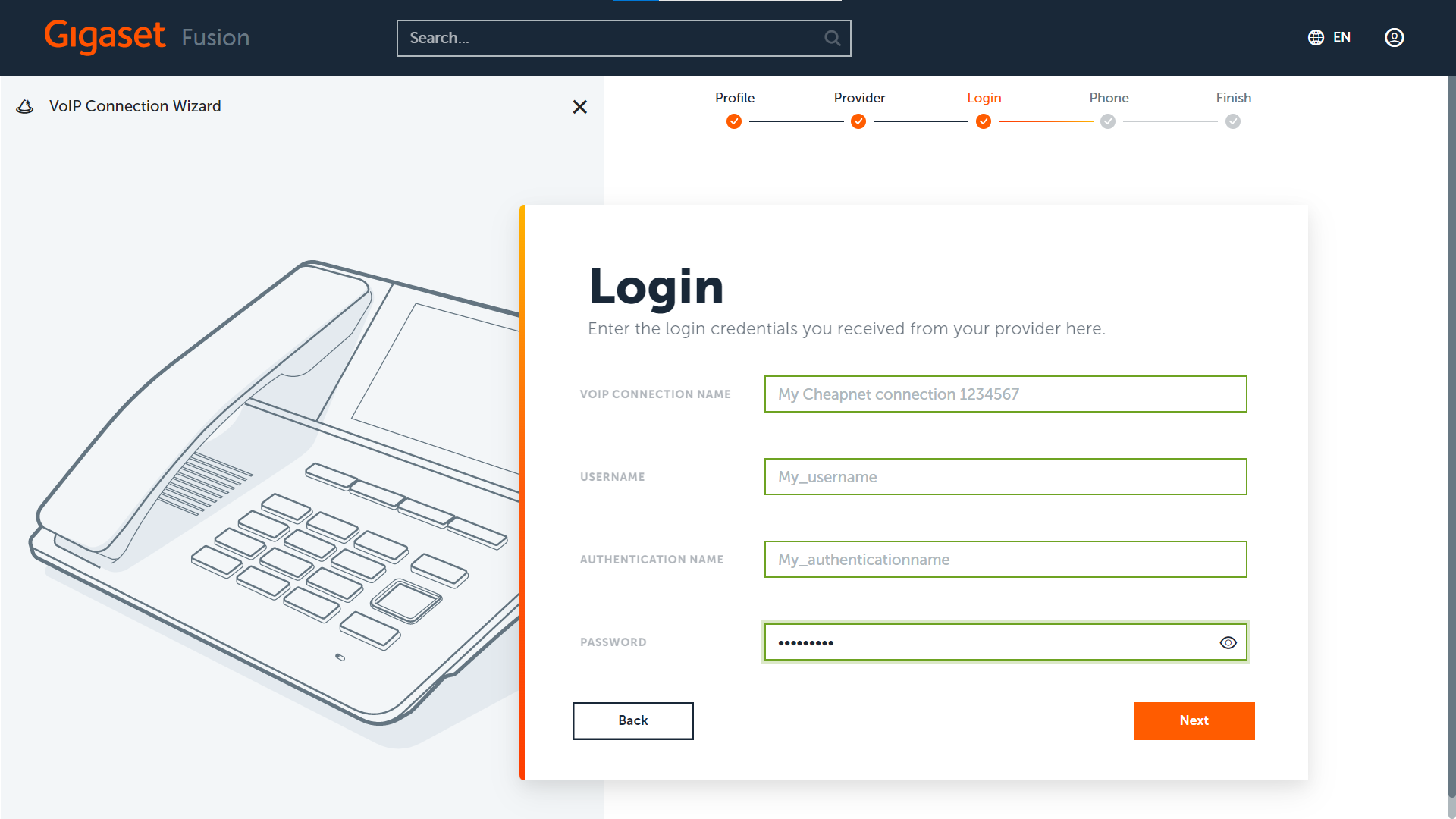 Gigaset PRO - Public Wiki > Installation Guide - VoIP connections > WebUI-Telephony-VoIPConnection04.png
