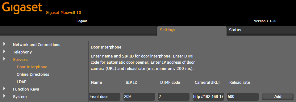 Gigaset PRO - Public Wiki > Maxwell 10S Door Interphone / Intercom > Maxwell10_doorinterphone.png