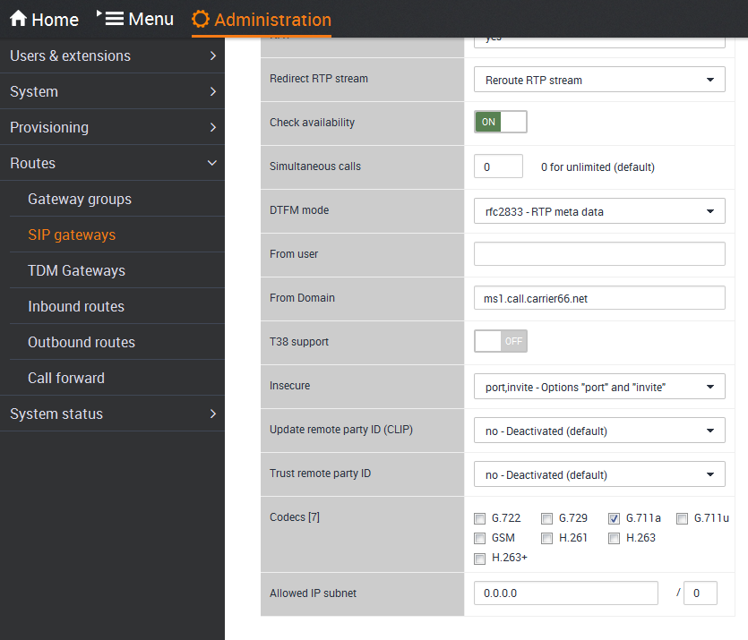 Gigaset PRO - Public Wiki > Interop T440/T640 Netplanet Trunk > EN_SIP_GW2.PNG