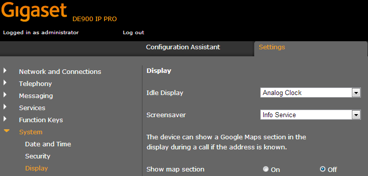 Gigaset PRO - Public Wiki > DE700/900 - Doorintercom (video) / Camera as Screensaver > DE900_700_InfoServ_screensaver.png